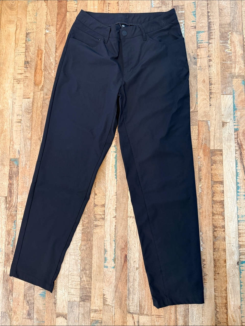 all in motion Black Men's Slim Straight Stretch Pants